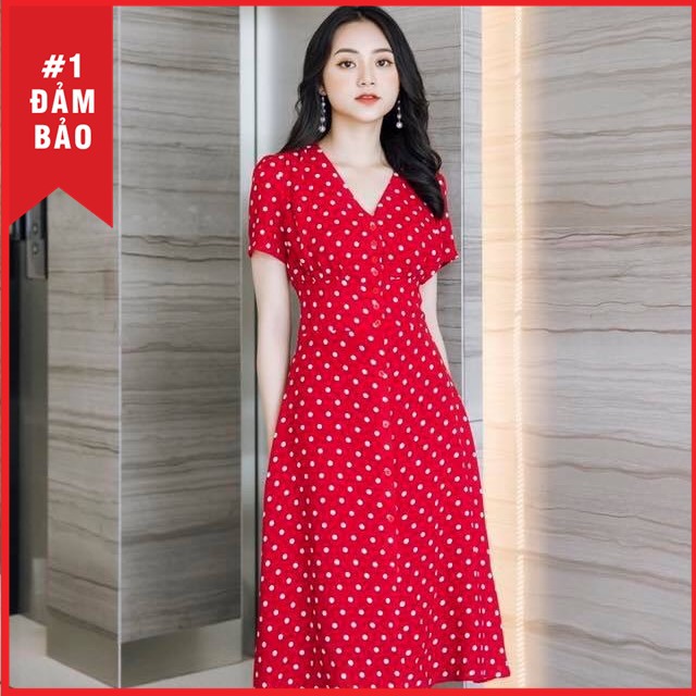 Váy công sở nữ cao cấp dáng dài chất mịn mát Thời Trang Emy B290