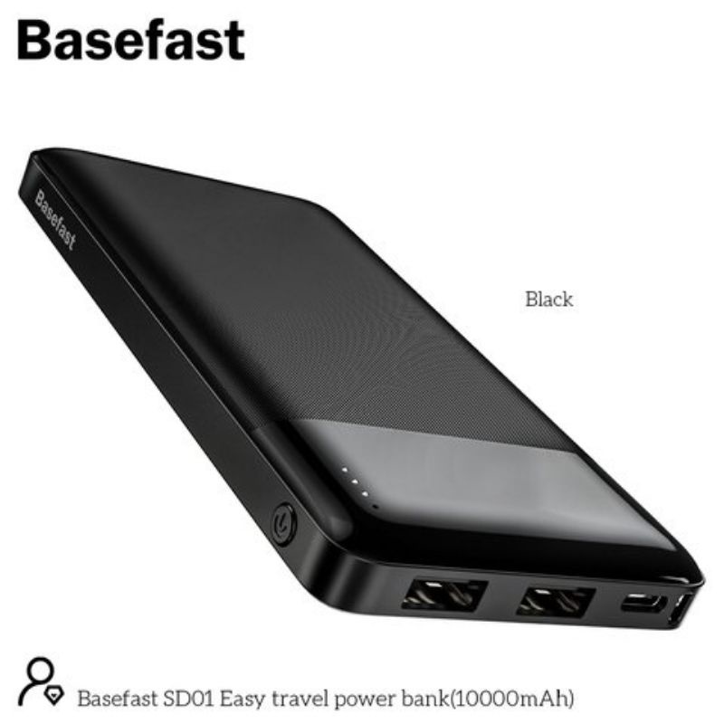 Sạc dự phòng 10000 mAh BF DESIGN BF-SD01 Sạc nhanh 10W - Hàng Chính Hãng - Bảo hành 12 tháng