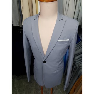 Áo vest nam form ôm body 1 nút màu xám ghi chất liệu vải mềm mịn