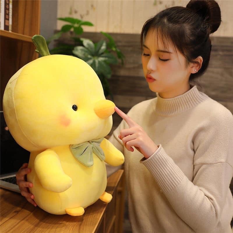 Thú bông 🎀 Gối Ôm Gấu Bông Bình Trà Sữa , Hình Thú Siêu Kute Chất Liệu Nhung Cao Cấp