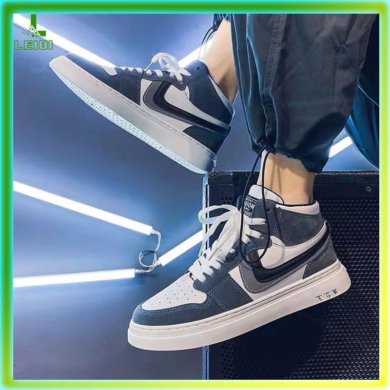 (Hàng giao ngay)Giày thể thao nam jordan aj cổ cao thời trang sneaker size 39-44