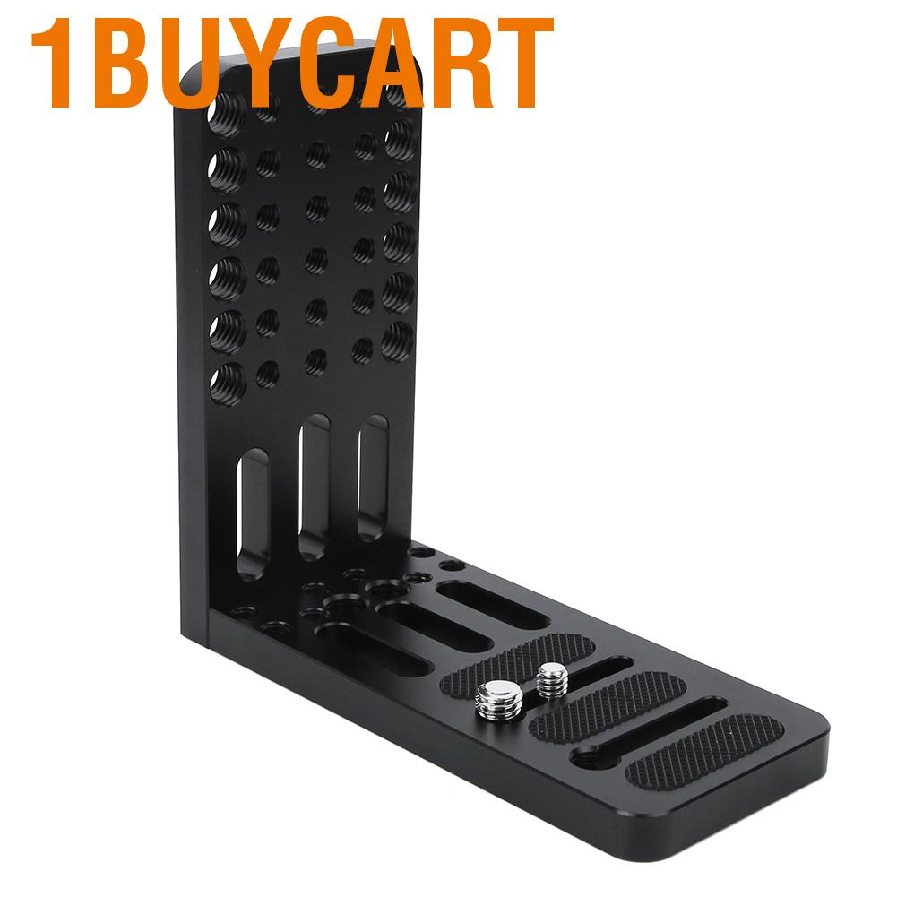 1buycart Quick release plate for video camera  L-shaped quick in aluminum alloy universal use with