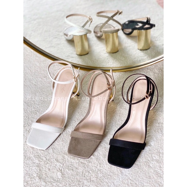 GIÀY CAO GÓT ĐỒNG HẬU SANDAL CAO 9 PHÂN MIEOSHOES ( G705 G706 G707 )