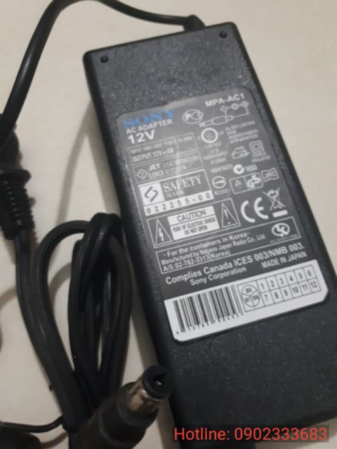 [Chất Lượng] Adapter Nguồn Camera Máy Bơm Mini 12v5a