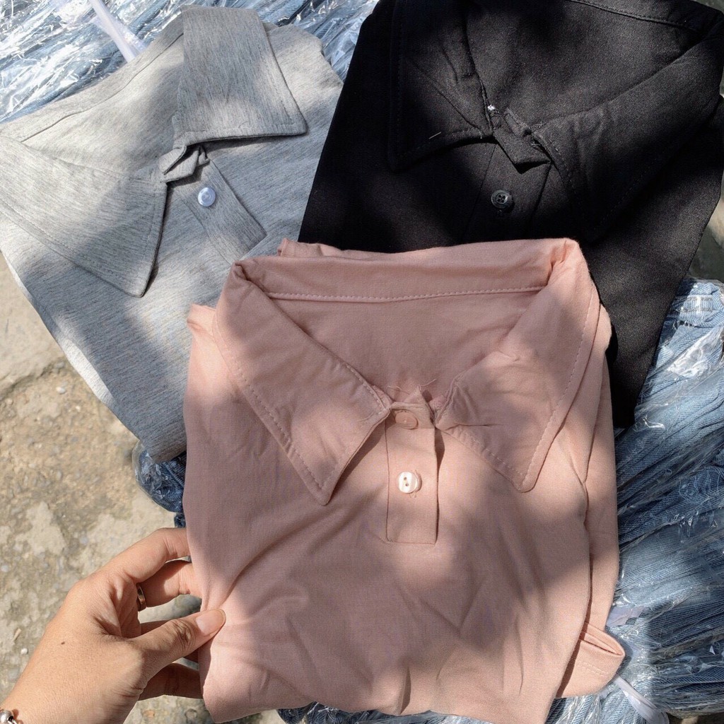 Đầm Thun Polo Ngắn Tay Có Cổ Phong Cách Hàn Quốc Thời Trang Cho Nữ ANN309 | BigBuy360 - bigbuy360.vn
