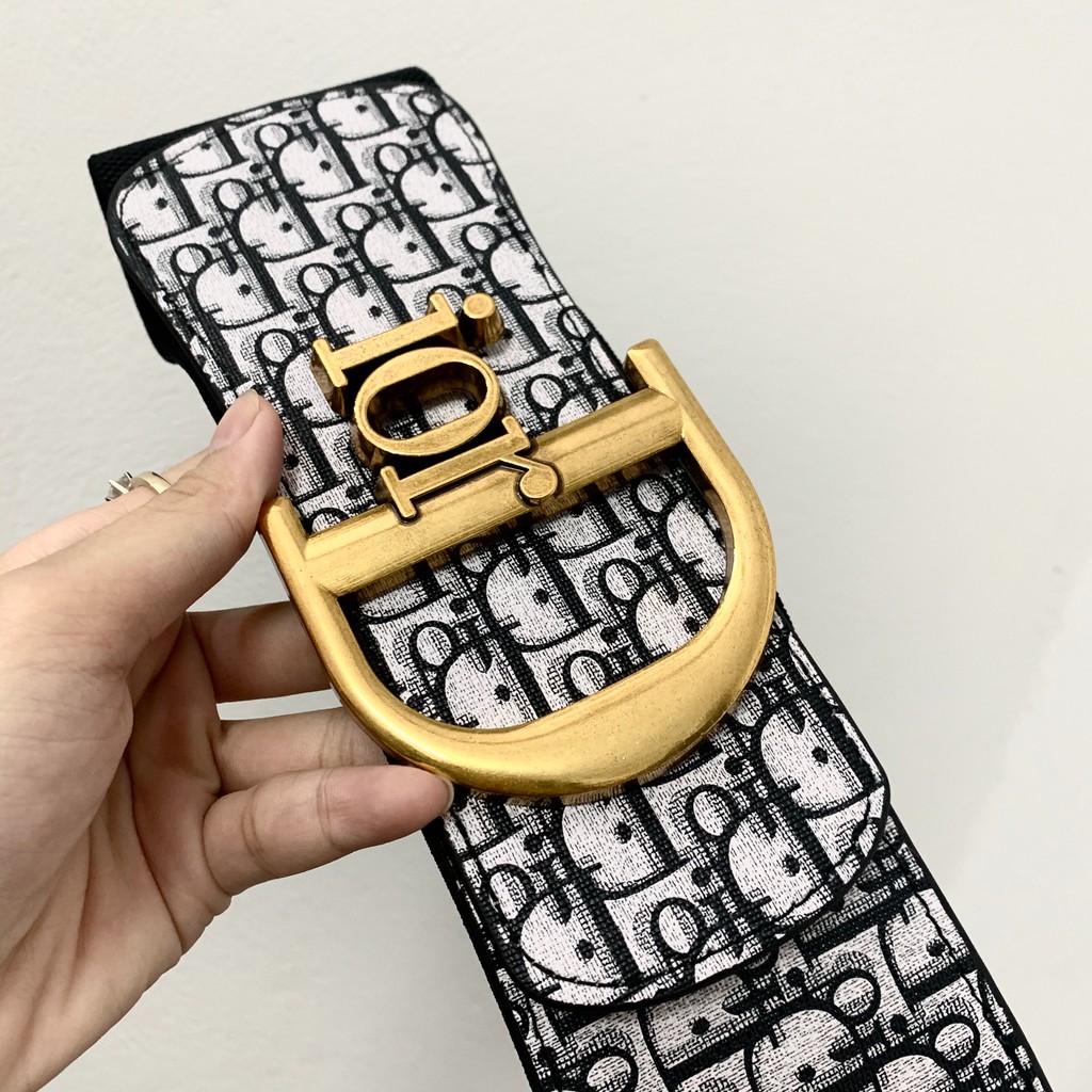 Đai váy DIIIIII sóng họa tiết to 7.5cm