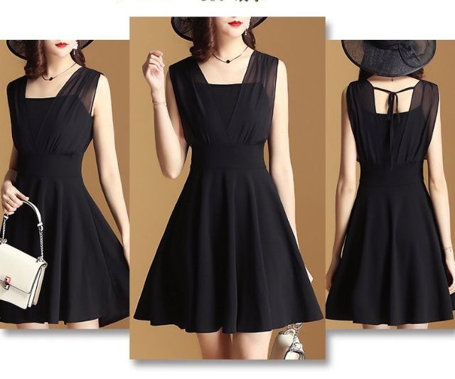 [Mã WABRWA15 giảm 15% đơn 300K] ZERASY - Đầm xòe không tay phối voan cách điệu | BigBuy360 - bigbuy360.vn