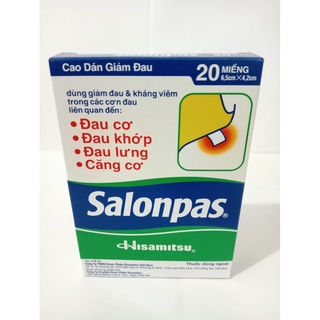 Cao dán SALONPAS Hộp 20 miếng