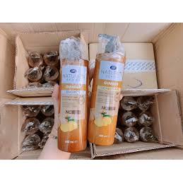 Cặp dầu gội xả gừng hữu cơ Boots THÁI LAN,ngăn ngừa và làm giảm tóc gãy rụng; kích thích mọc tóc con,kiềm dầu - minmin