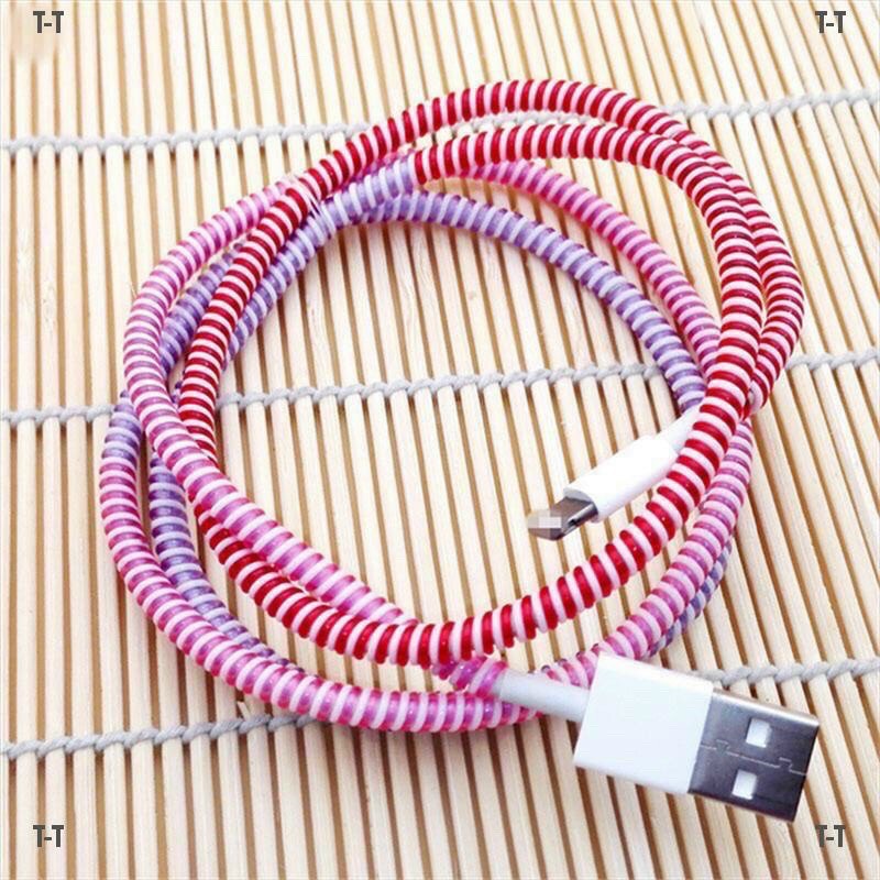Dây cuốn sạc điện thoại bảo vệ cáp tai nghe không đứt gẫy