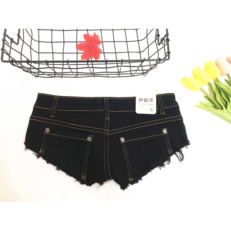 DUNEA COD Quần đùi jean quyến rũ kiểu hàn quốc quyến rũ cá tính