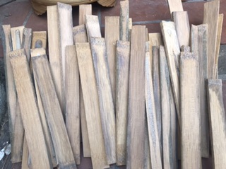 Thanh tre bào sẵn 4 mặt