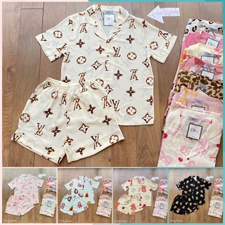 Đồ bộ đùi lụa mango chin's - đồ pyjama đùi freesize dưới 60kg - đồ bộ mặc nhà lucishop