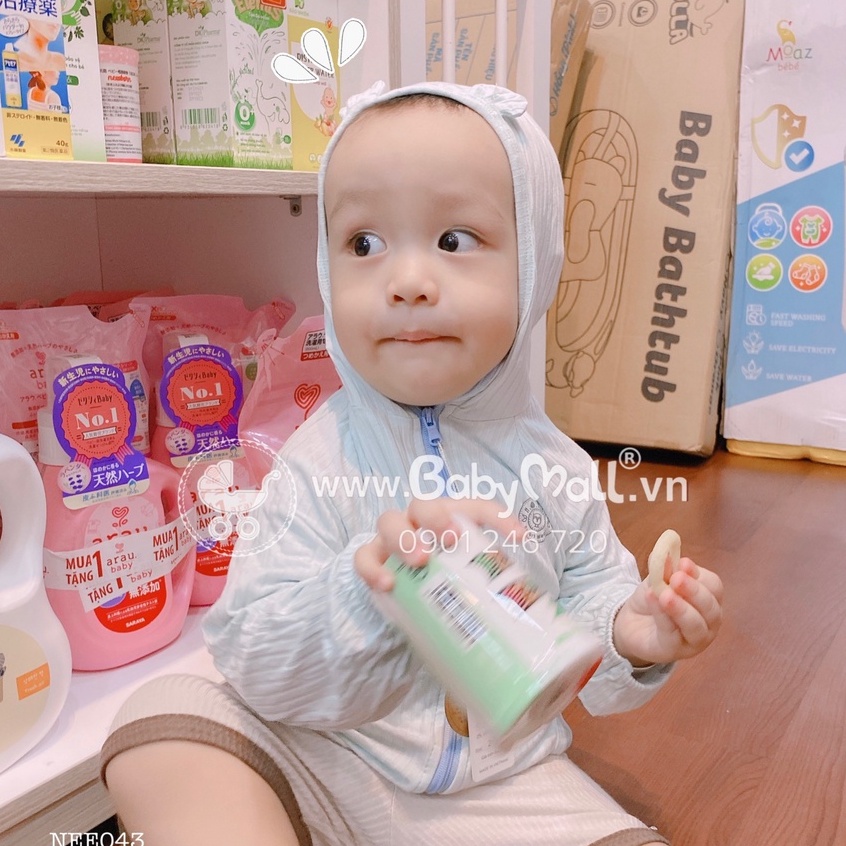 Áo chống nắng Bamboo HRNEE cho bé