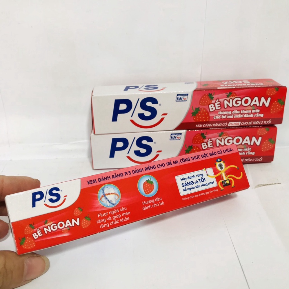Kem đánh răng PS trẻ em hương dâu 35g