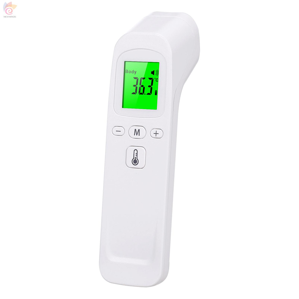 ET Non-contact Infrared Thermometer 3-Color Backlight LCD Display ℃/ ℉ Digital Accurate Forehead Thermometers Body Object Temperature Fast Measuring 32 Groups Recall for Kids Adults Home Office