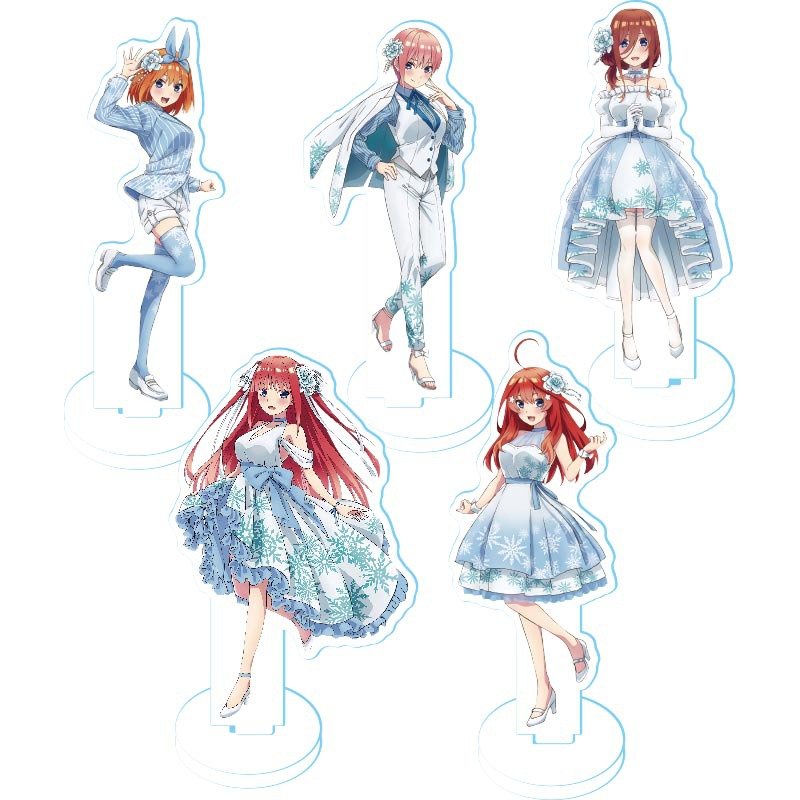 Mô hình nhân vật mica acrylic standee Gotoubun no Hanayome ver DẠ HỘI Nhà có năm nàng dâu in hình anime chibi