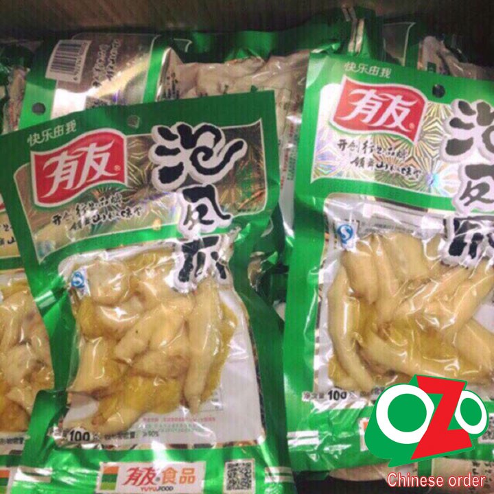 CHÂN GÀ CAY YUYU GÓI 100G, 180G