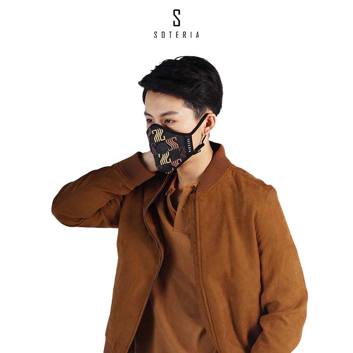 Khẩu trang tiêu chuẩn Quốc Tế SOTERIA Signature ST145 - Bộ lọc N95 BFE PFE 99 lọc đến 99% bụi mịn 0.1 micro- Size S,M,L