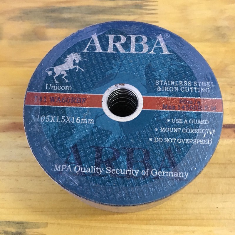 LƯỠI CẮT SẮT/ ĐÁ CẮT INOX MÁY CẦM TAY ARBA PHI 100MM- HÀNG CHÍNH HÃNG