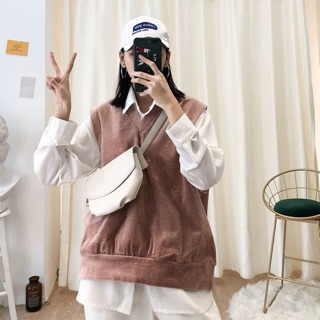 Áo gile da lộn hàn quốc [hàng order]