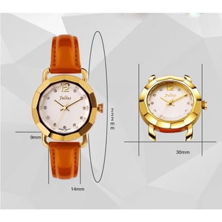 Đồng hồ dây da nữ Julius Ja-801