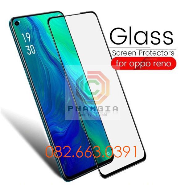 Kính cường lực Oppo Reno 5 4G / 5G full màn hình full keo không chấm liti