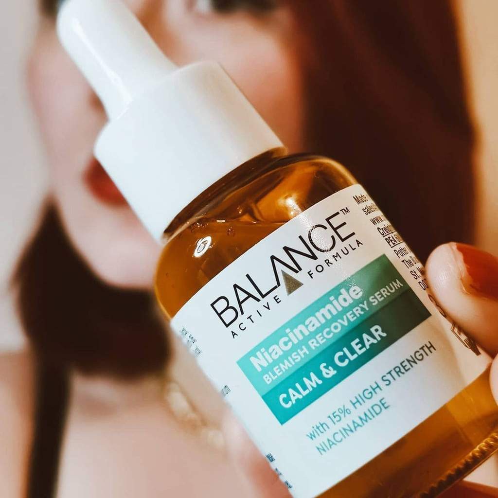BALANCE Serum Niacinamide 15% Ngừa Mụn Mờ Thâm - Skincare Niacinamide Blemish Recovery Serum 30ml