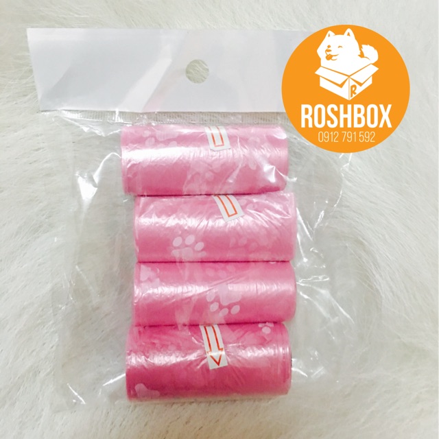 COMBO 4 lõi túi nylon vệ sinh cho chó mèo