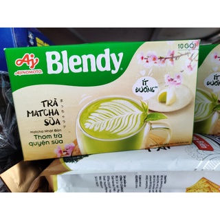 Trà sữa Blendy (hộp 170g/10 gói): Trà matcha sữa, Trà sữa Royal