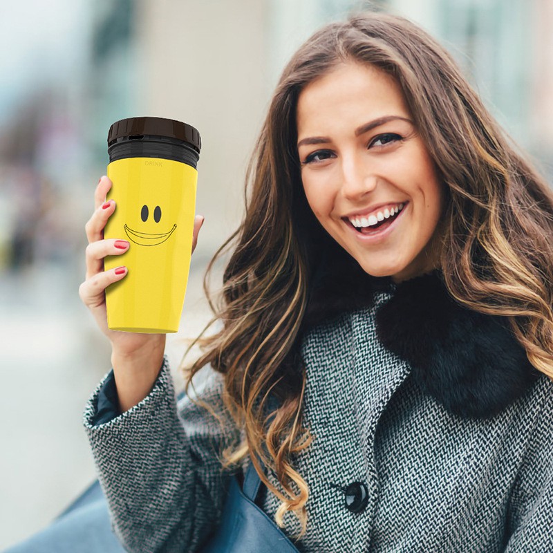 Cốc chống đổ, cốc để xe chống đổ, thích hợp dùng trong ô tô, để bàn làm việc