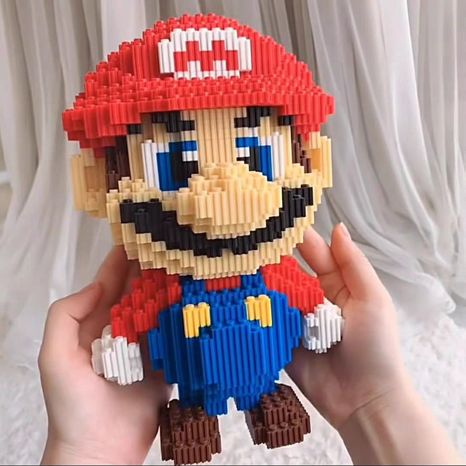 Đồ chơi lắp ráp sáng tạo Super Mario Lắp Ráp Mô Hình 3D decor Hottrend