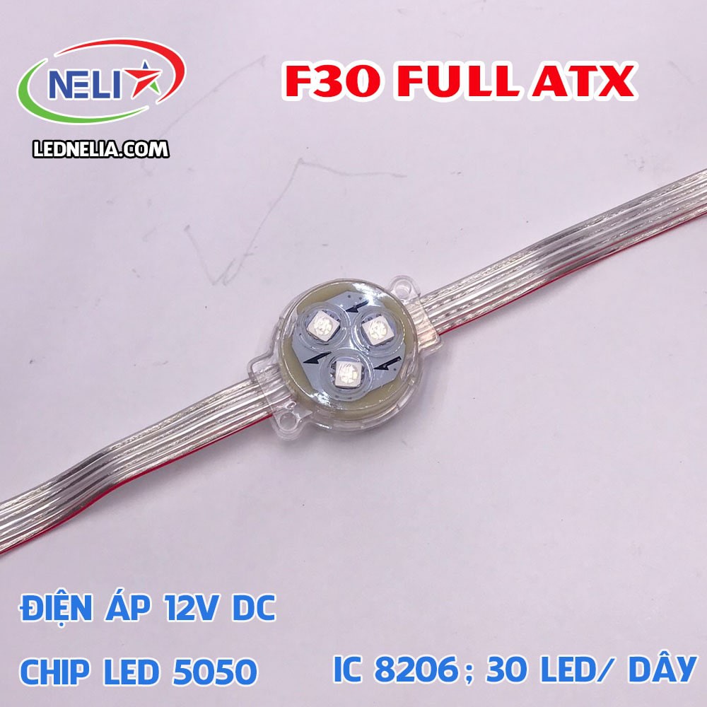 LED full phi 30mm IC 8206 - tự nháy không cần card điều khiển