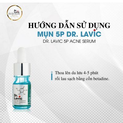 Serum giảm mụn Dr.Lavic 5P Ance Serum, tinh chất đẩy Mụn dành cho cả nam và nữ  - Giảm thâm, tái tạo thông tuyến bã nhờn