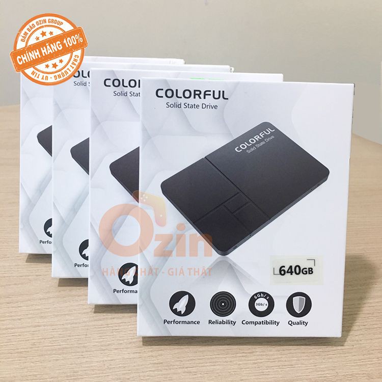 Ổ cứng SSD 640GB Colorful 2.5 inch SATA NWH Phân phối - bảo hành 3 năm | BigBuy360 - bigbuy360.vn