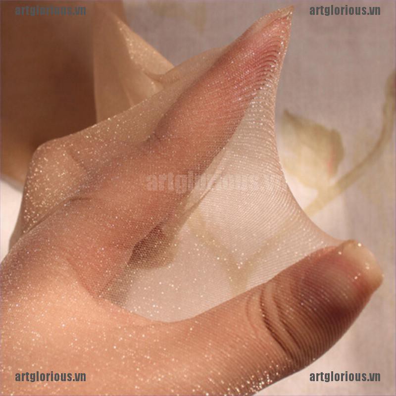 Quần Tất Nylon Mỏng Lấp Lánh Liền Mạch Gợi Cảm Cho Nữ