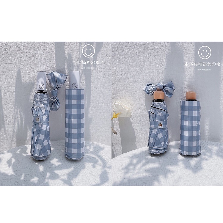 Dù Gấp Tự Động Mini Chống Tia UV Kiểu Dáng Đơn Giản
