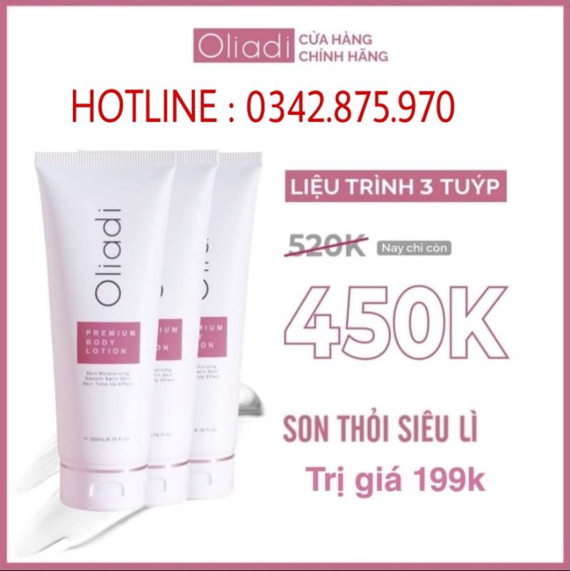 [TẶNG Ủ MÔI, SON] KEM BODY OLIADI CÓ MÃ GIẢM GIÁ 20K | BigBuy360 - bigbuy360.vn