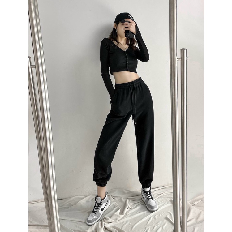 Quần jogger da cá chất đẹp