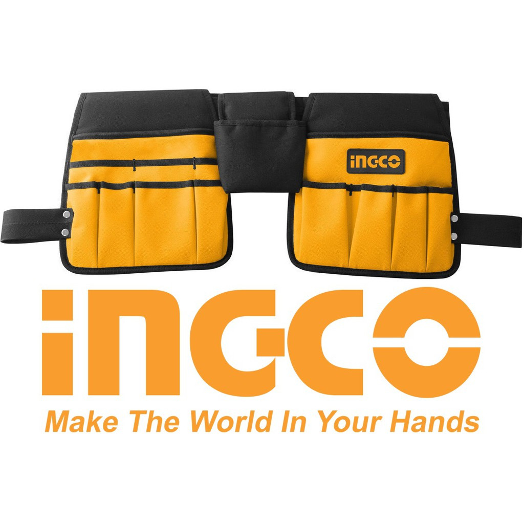 Túi đồ nghề dụng cụ công cụ đeo hong lưng 260mm x 230mm Tools Bag INGCO HTBP02031