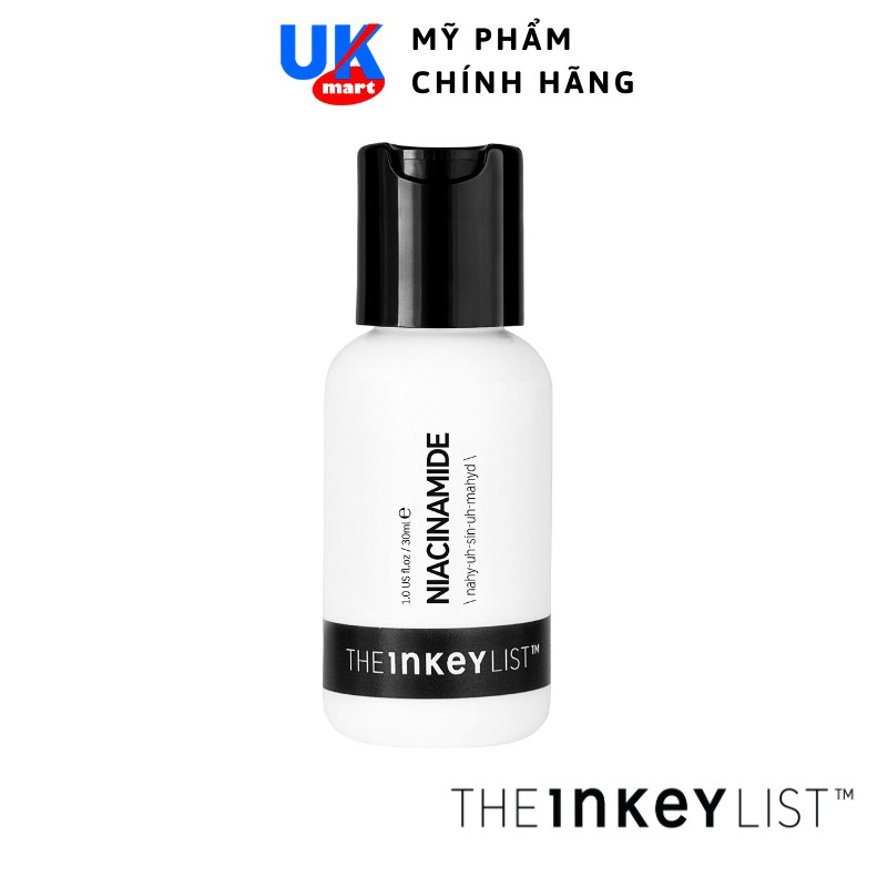 Tinh Chất Kiềm Dầu, Giảm Mụn, Mờ Thâm The INKEY List Niacinamide 30ml