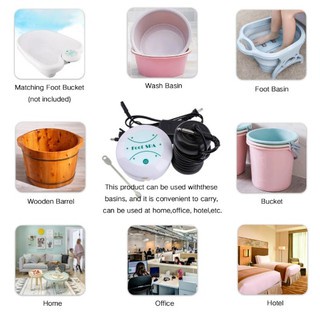 Set 2 Chậu Ngâm Chân Thải Độc Thư Giãn Chăm Sóc Cơ Thể