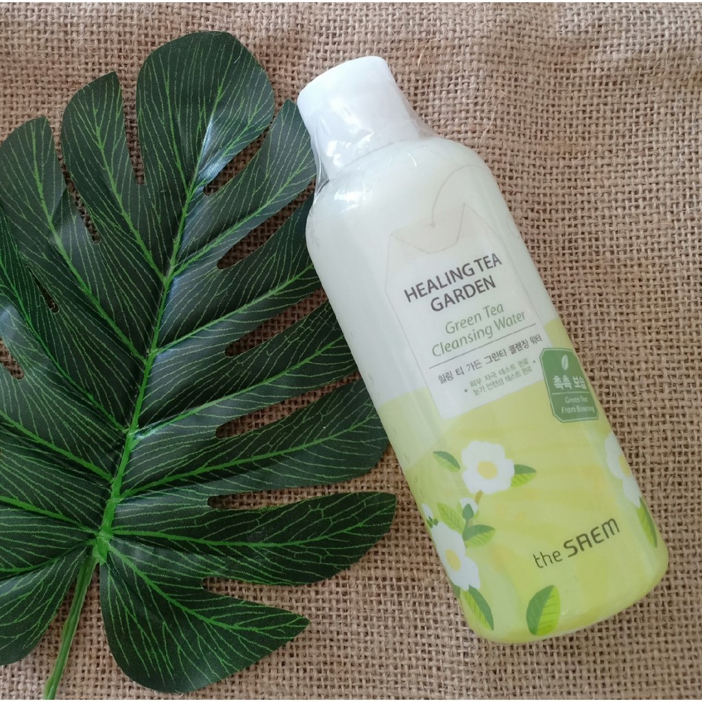 Kết quả hình ảnh cho tẩy trang the saem green tea"
