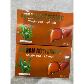 Viên uống bổ gan actisonic - nhuận gan - lợi mật - boganic