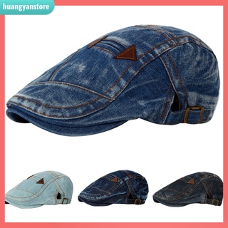 Hy| mũ beret denim thời trang cho nam