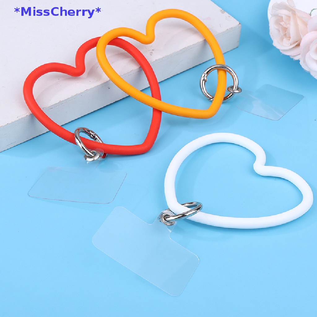 Vòng Đeo Tay Mặt Trái Tim Bằng Silicon Chống Thất Lạc Dễ Thương Mới