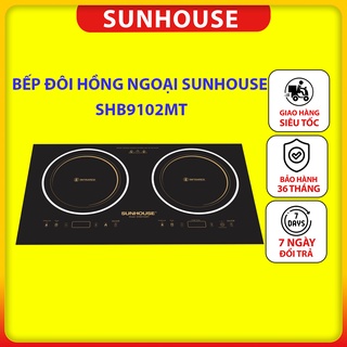 Bếp đôi hồng ngoại Sunhouse SHB9102MT [Hàng chính hãng 100%]