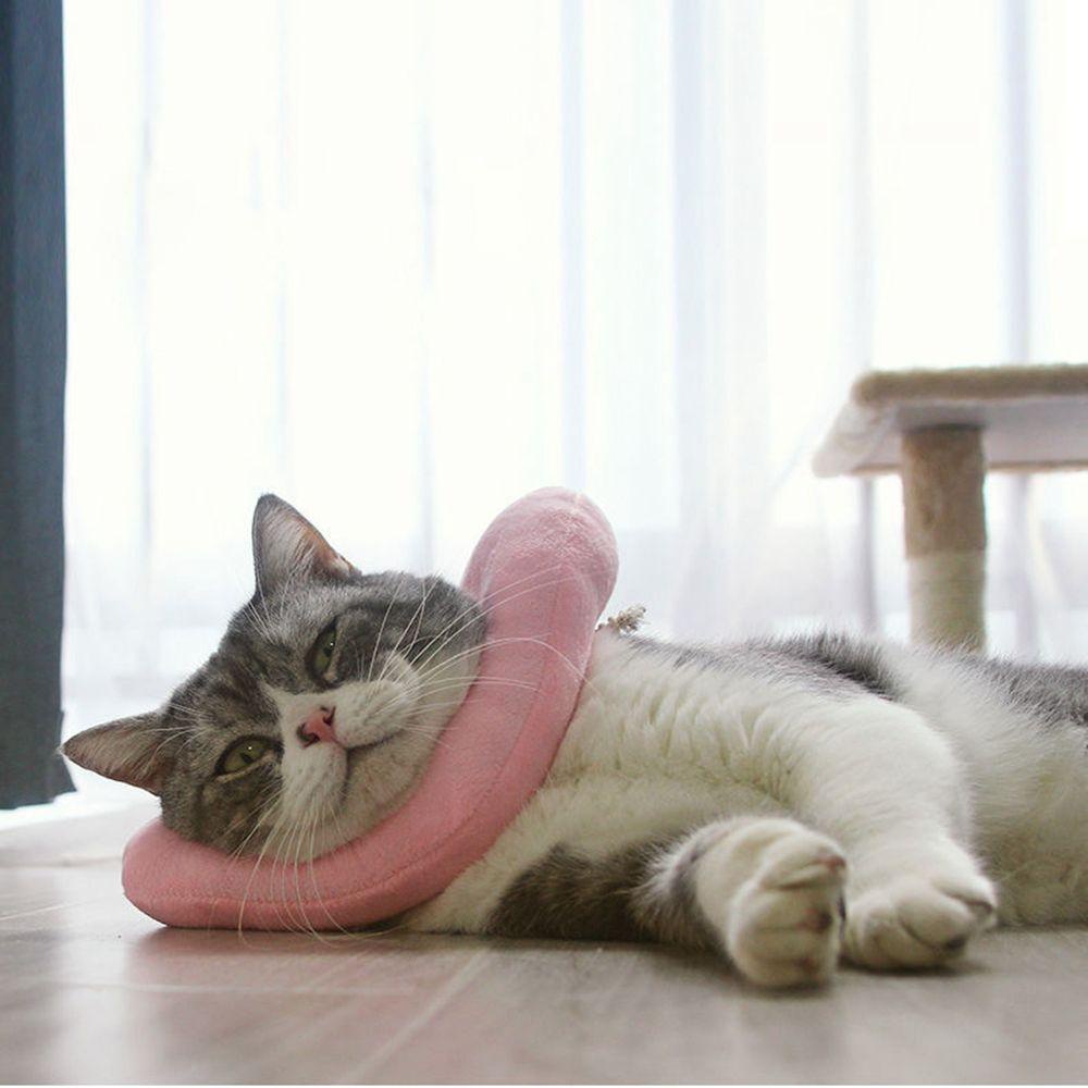 Vòng Cổ Hình Quả Bơ Bằng Cotton PP Mềm Chống Liếm Có Thể Điều Chỉnh Cho Thú Cưng