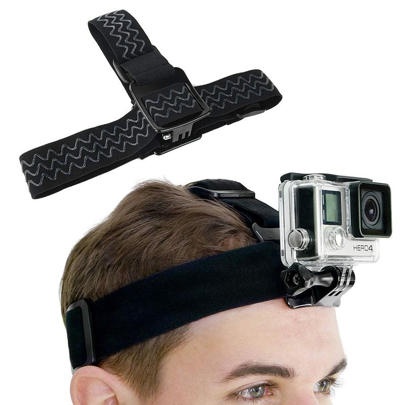 Dây đeo trán gắn camera hành trình GoPro Hero 1-7 kèm phụ kiện