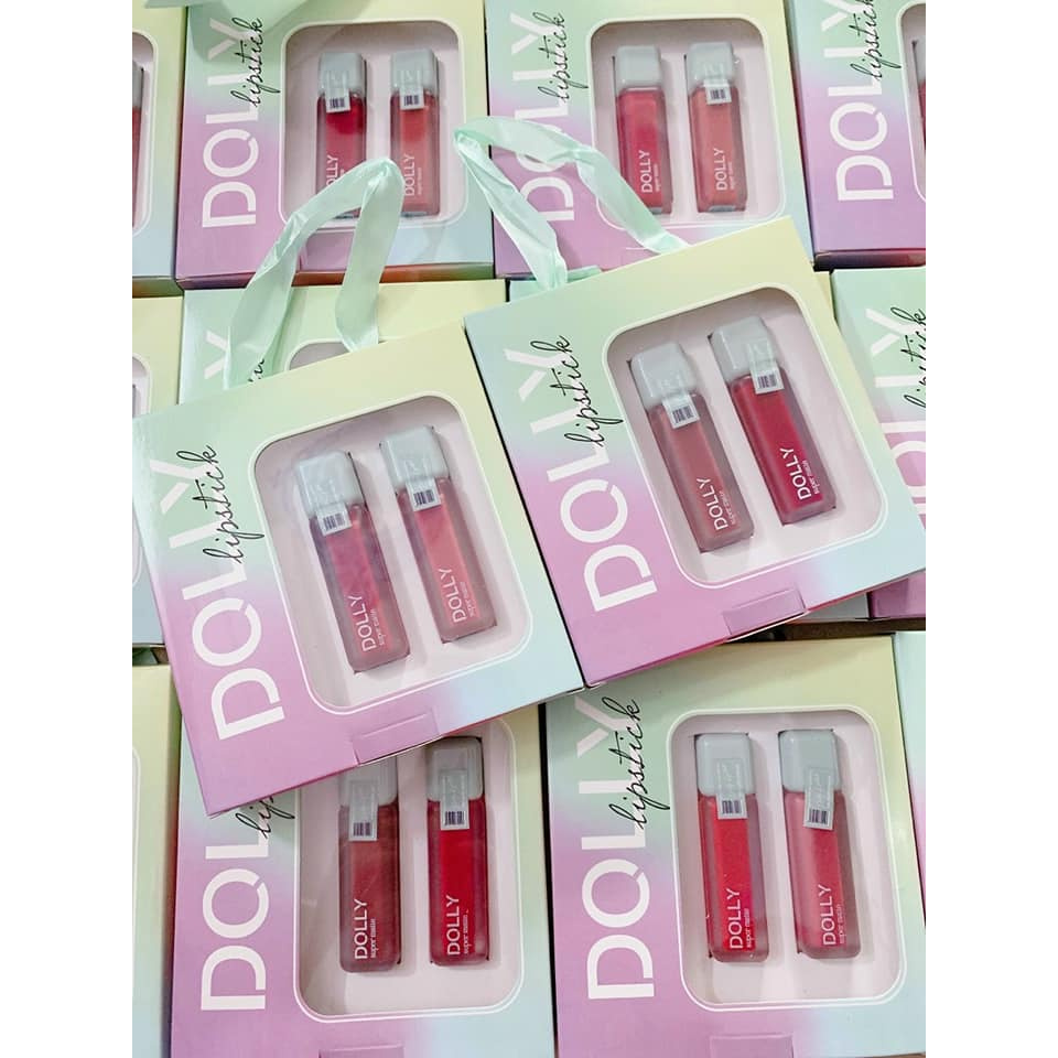 Son Kem Lì Dolly Super Matte chính hãng mua 1 tặng 1